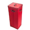 Hastings Home Wrapping Paper Storage Box Holds 20 Rolls of 30" Gift Wrap Upright Container with Lid, Dividers, Red 791816XLA - alternate 1